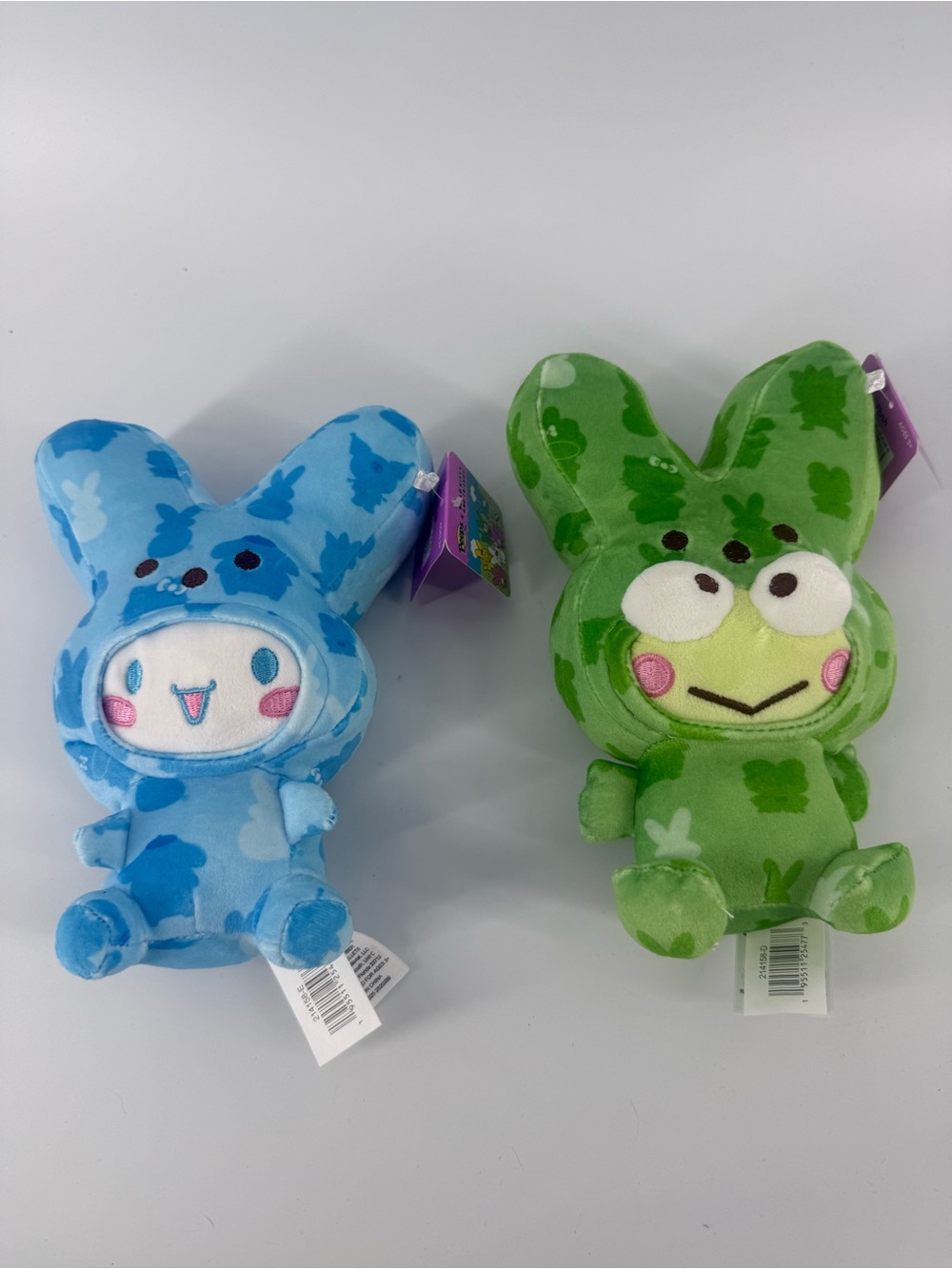 2026 Hello Kitty x PEEPS Easter Plush Cinnamoroll & Keroppi Bunny Green Blue New